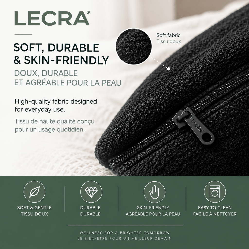 CPAP Hose Cover, 200 cm, Soft Fleece Tube Protector with Zipper - LECRA