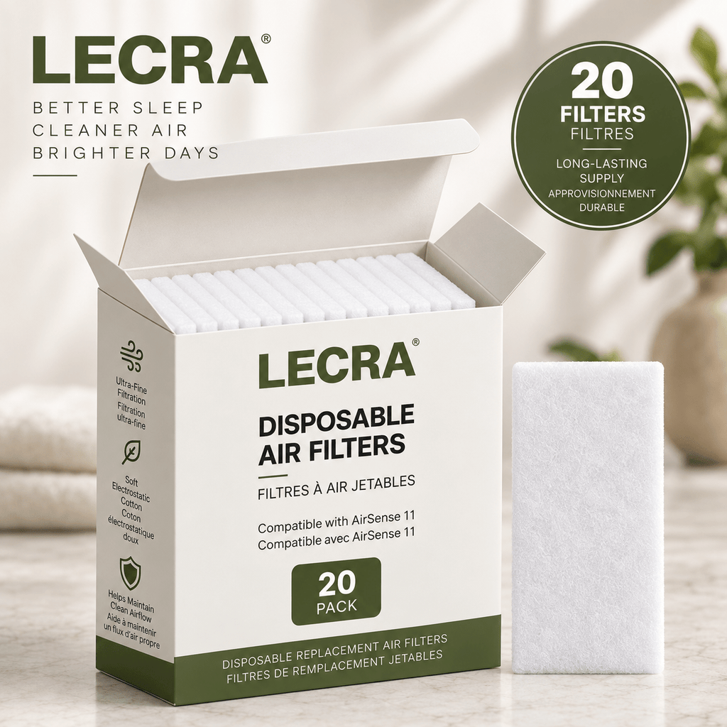 CPAP/APAP Replacement Filters Compatible with ResMed AirSense 11, Disposable Air Filters, 20-Pack - LECRA
