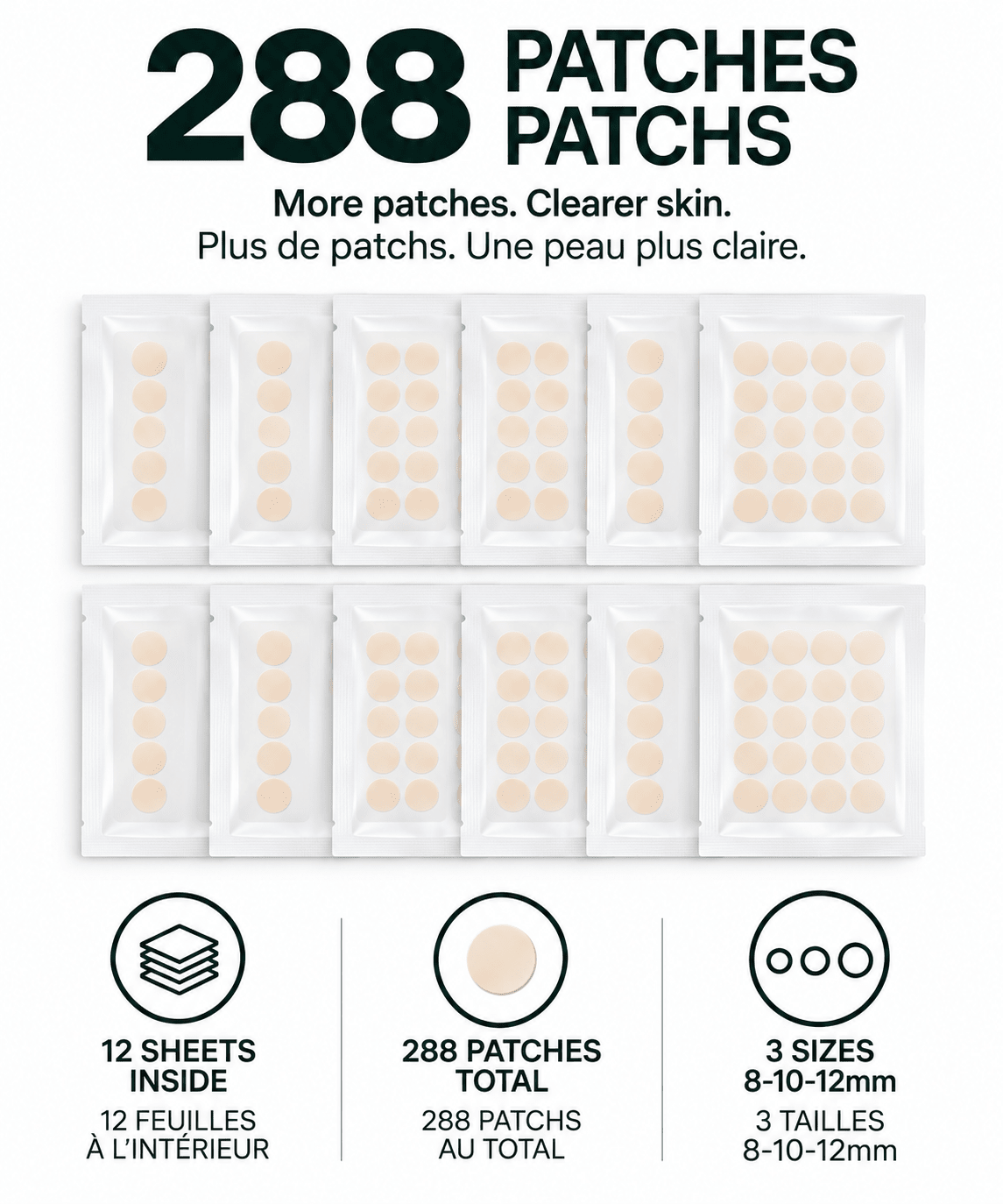 Hydrocolloid Acne Patches - LECRA