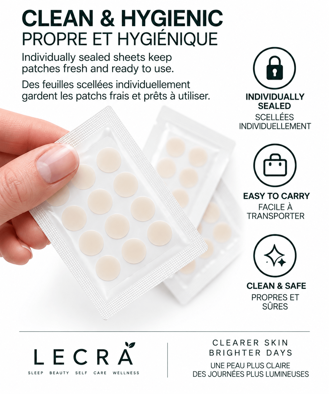Hydrocolloid Acne Patches - LECRA