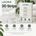 Nasal Strips, Extra Strength, Drug-Free Nasal Breathing Aid, Flexible Water-Resistant Design, 30 Count - LECRA