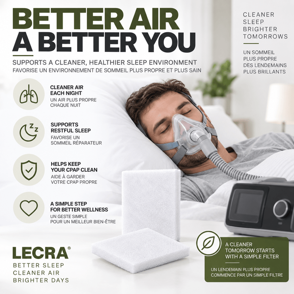 Replacement CPAP Filters Compatible with ResMed AirSense 10, AirCurve 10 and S9, Disposable Filters, 20-Pack - LECRA