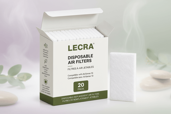Replacement CPAP Filters Compatible with ResMed AirSense 10, AirCurve 10 and S9, Disposable Filters, 20-Pack - LECRA