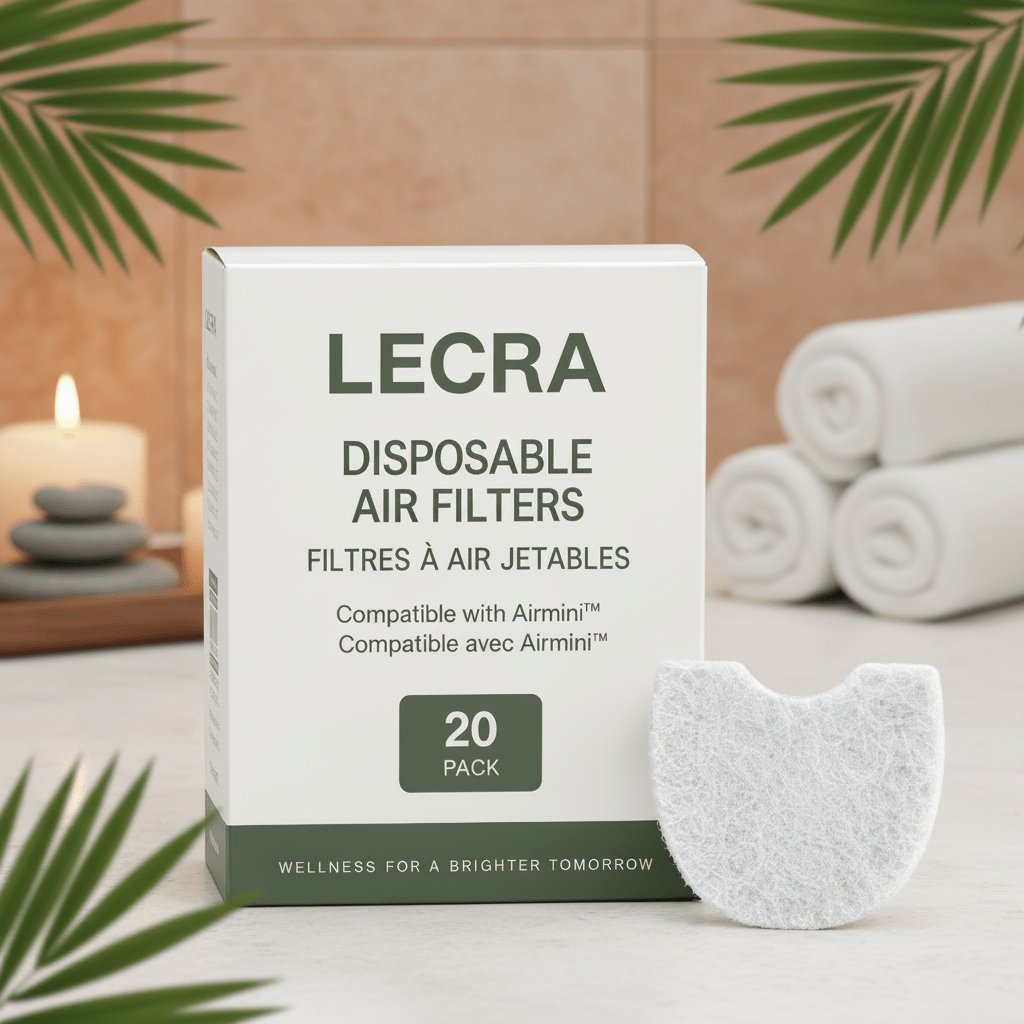Replacement Filters Compatible with ResMed AirMini Travel CPAP, Air Filtration Replacement - 20 pack - LECRA